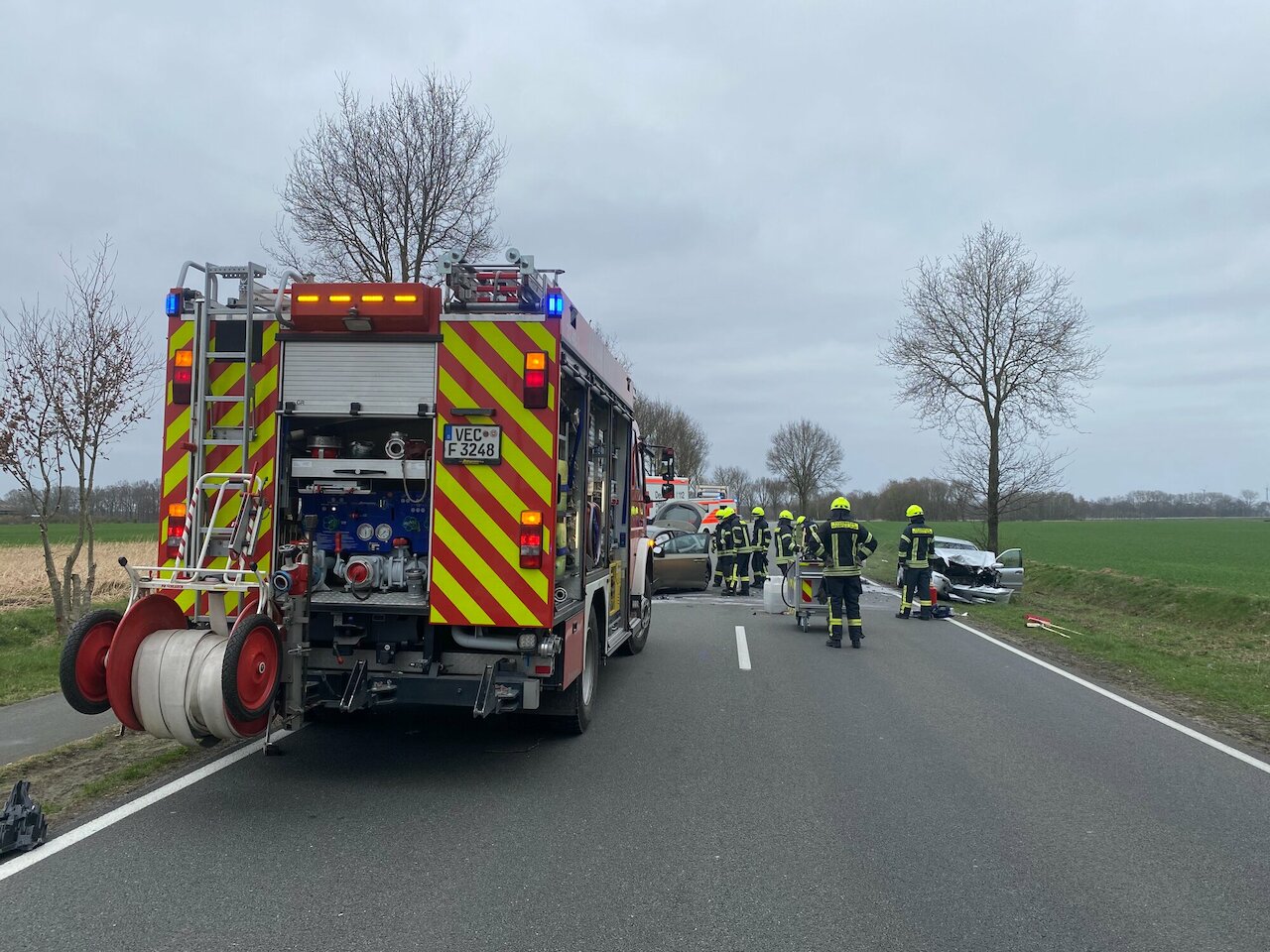 Einsatzmeldung: Verkehrsunfall auf der B214 Image 1