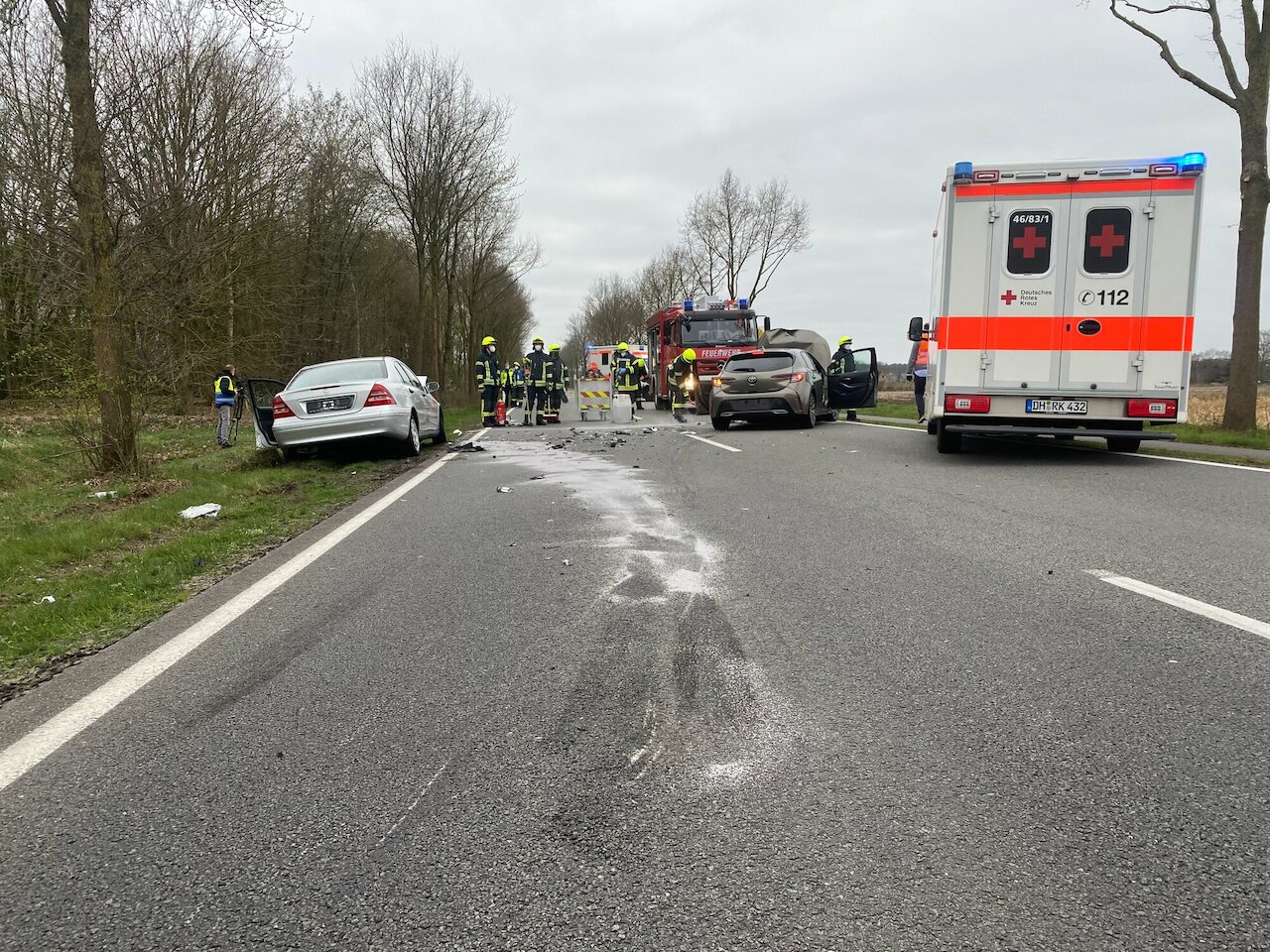 Einsatzmeldung: Verkehrsunfall auf der B214 Image 2
