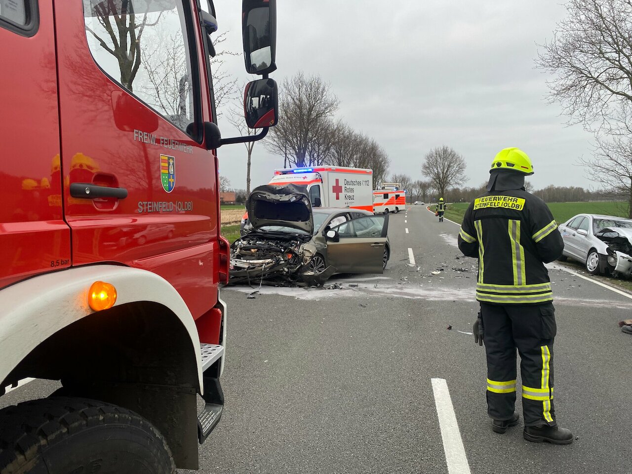 Einsatzmeldung: Verkehrsunfall auf der B214 Image 3