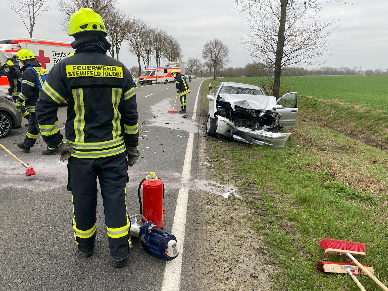 Einsatzmeldung: Verkehrsunfall auf der B214 Image 5