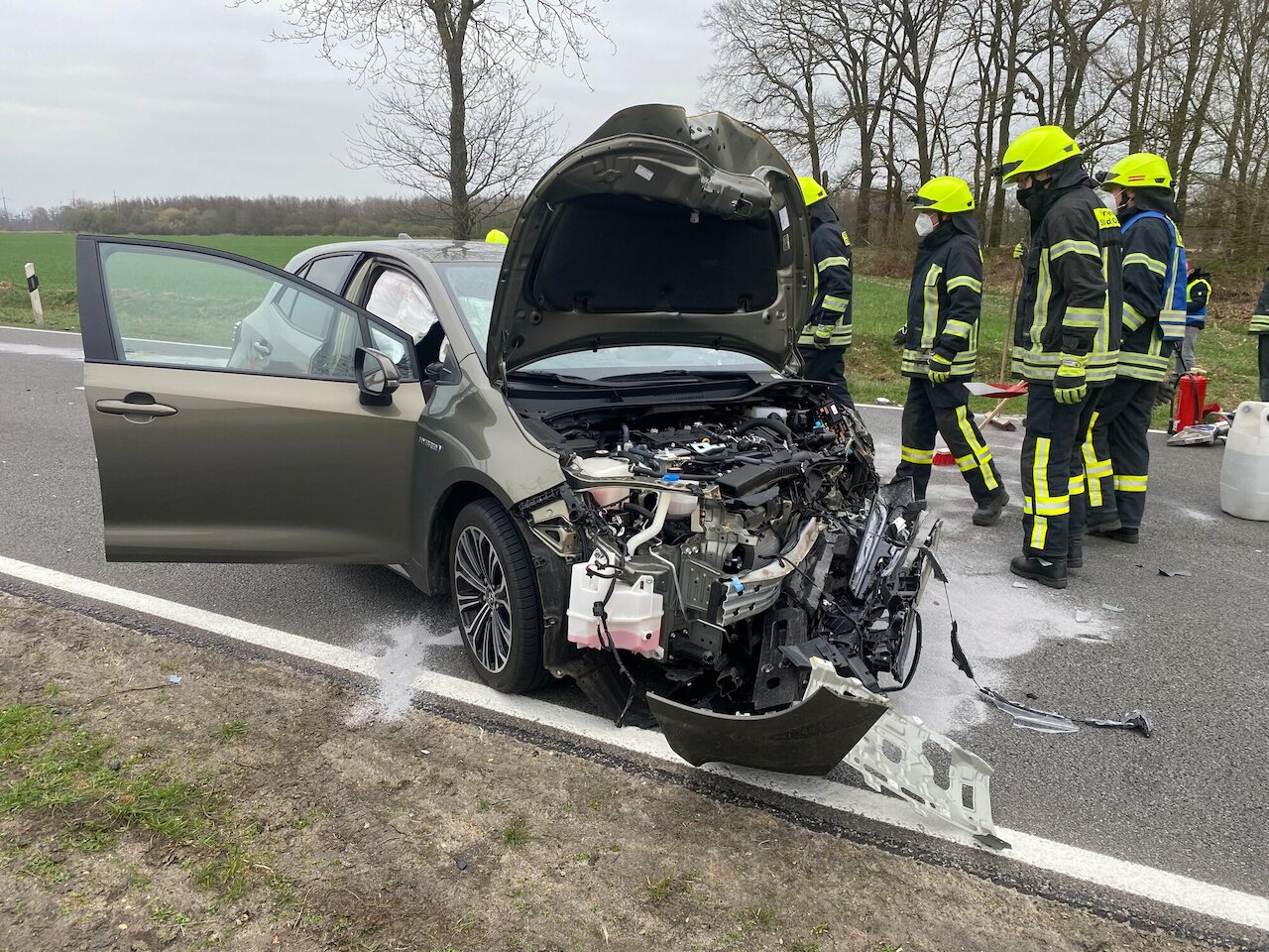 Einsatzmeldung: Verkehrsunfall auf der B214 Image 6