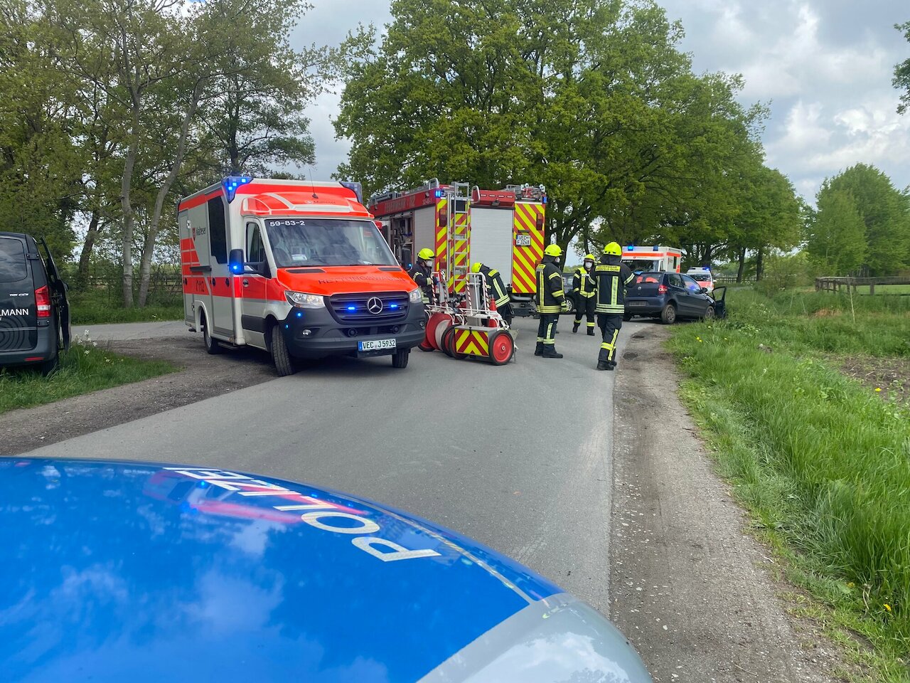 Einsatzmeldung: Verkehrsunfall im Ortsteil Mühlen