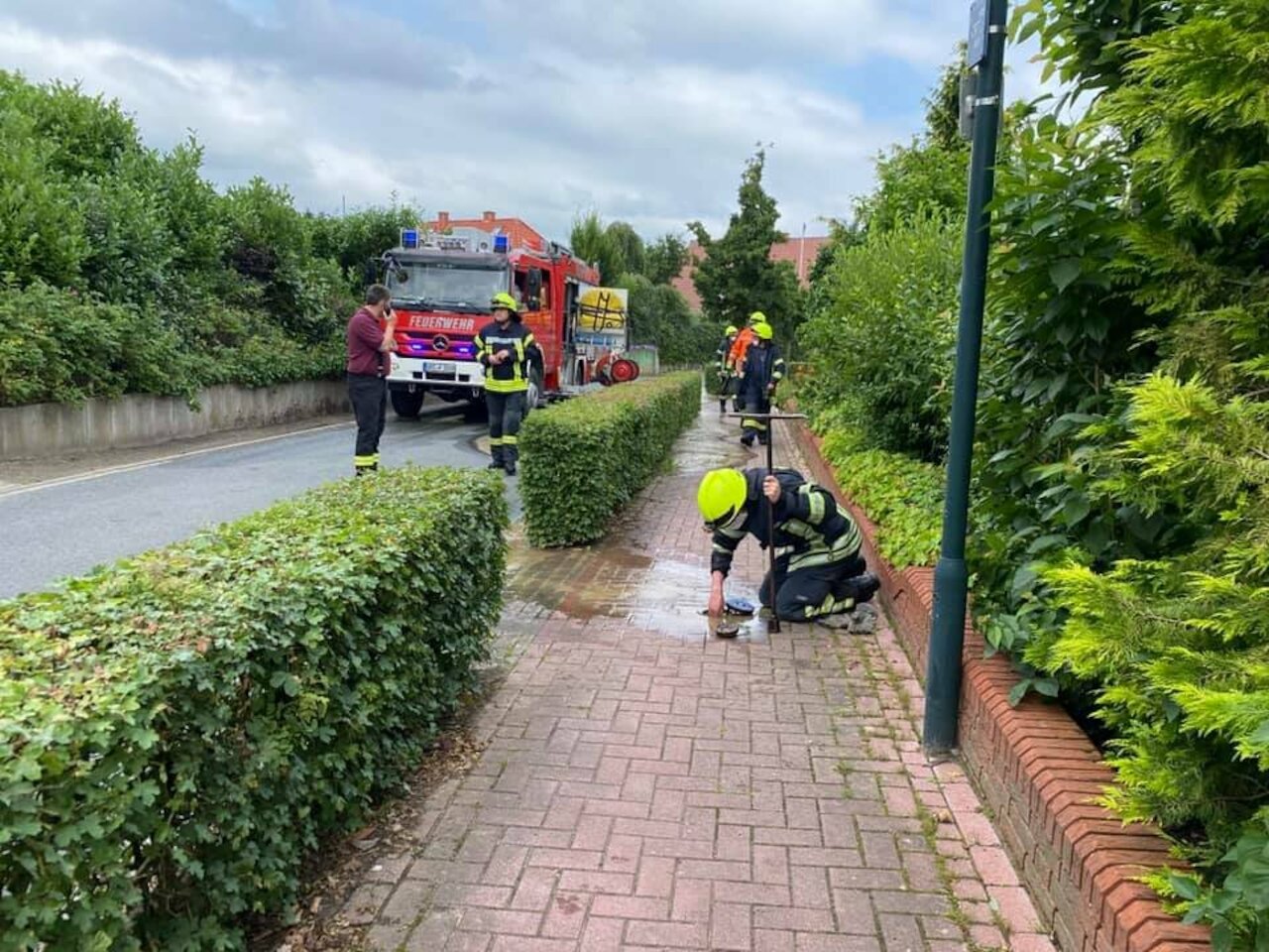 Einsatzmeldung: Wasserrohrbruch am Tiefen Weg Image 1