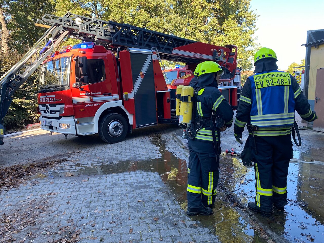 Einsatzmeldung: Feuer in Futtermitteltrocknungsanlage Image 1