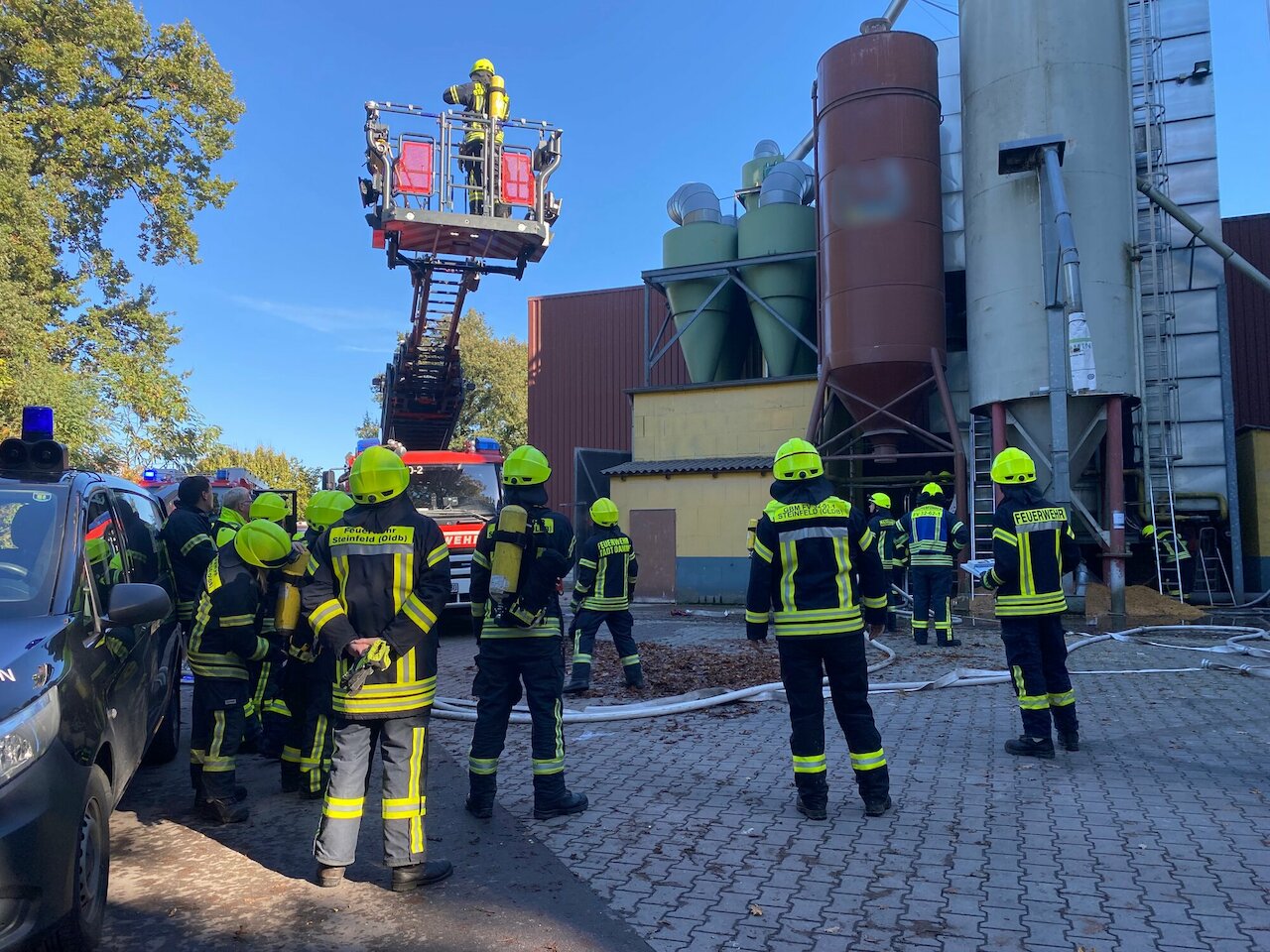 Einsatzmeldung: Feuer in Futtermitteltrocknungsanlage Image 2