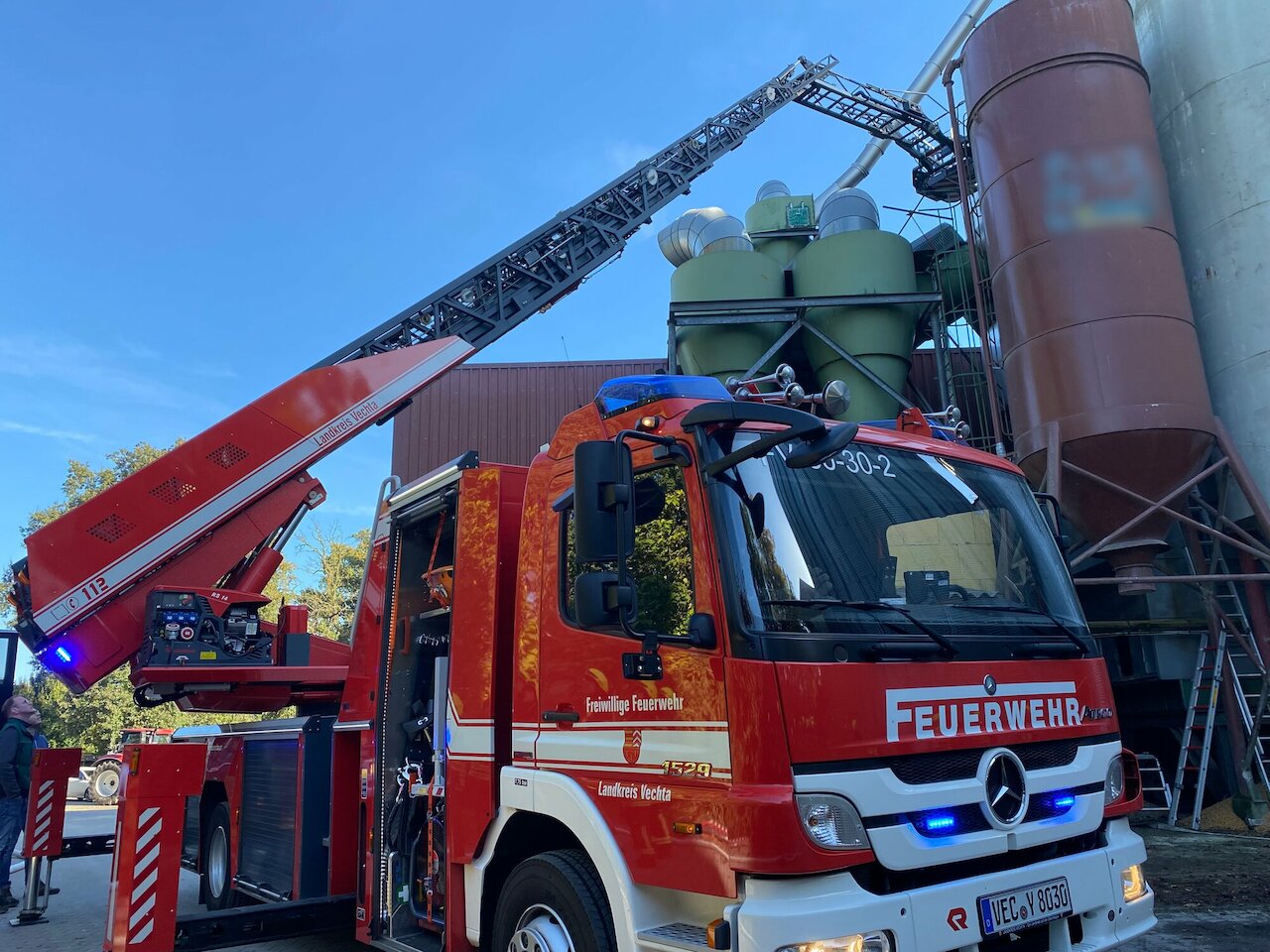 Einsatzmeldung: Feuer in Futtermitteltrocknungsanlage Image 3