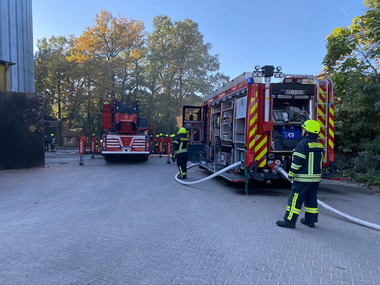 Einsatzmeldung: Feuer in Futtermitteltrocknungsanlage Image 8