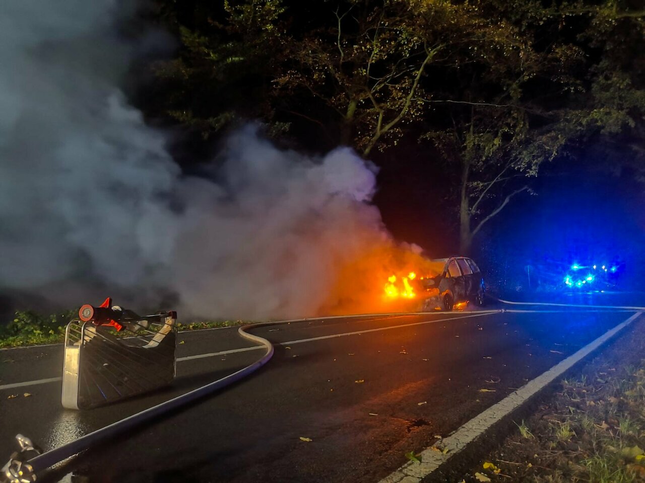 Einsatzmeldung: PKW Brand auf der Dammer Straße Image 4