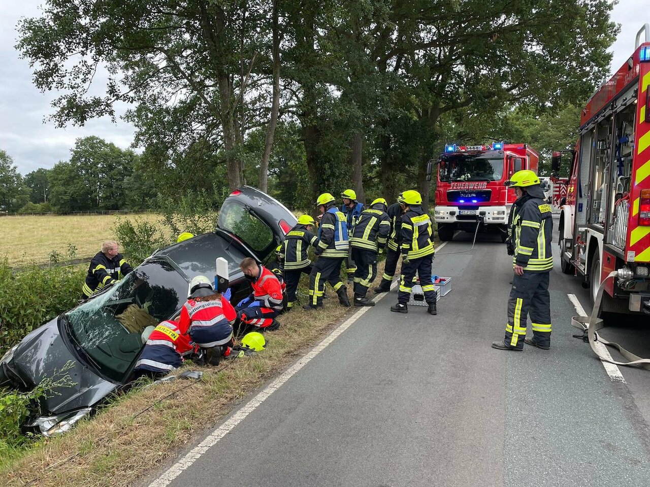 Einsatzmeldung: Verkehrsunfall in Mühlen Image 1
