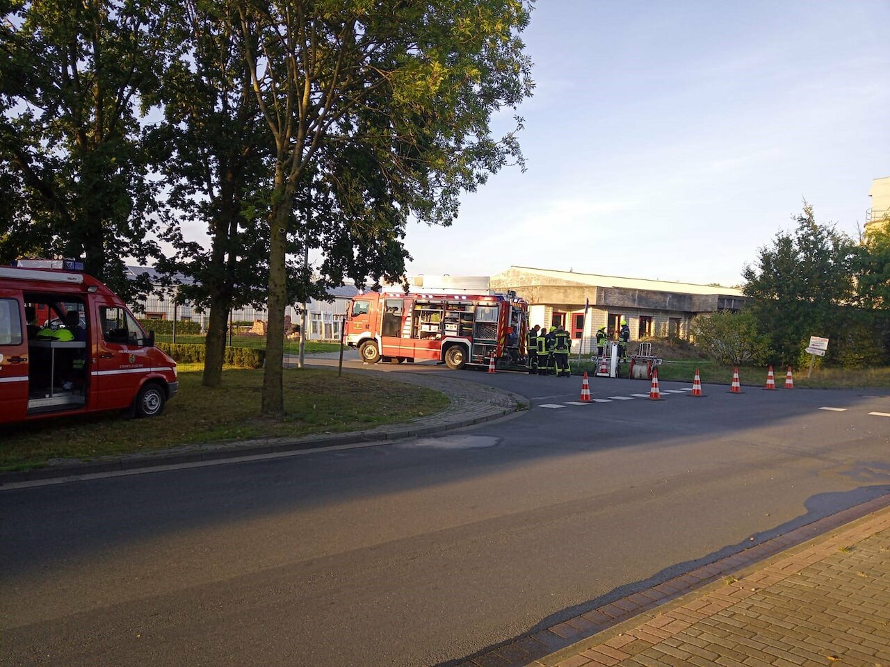Einsatzmeldung: Brand im Heizungsraum einer Tischlerei