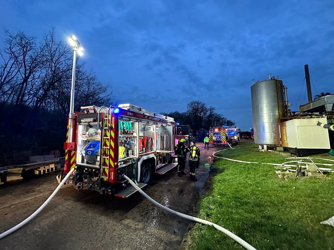 Einsatzmeldung: Trafobrand an Biogasanlage Image 2