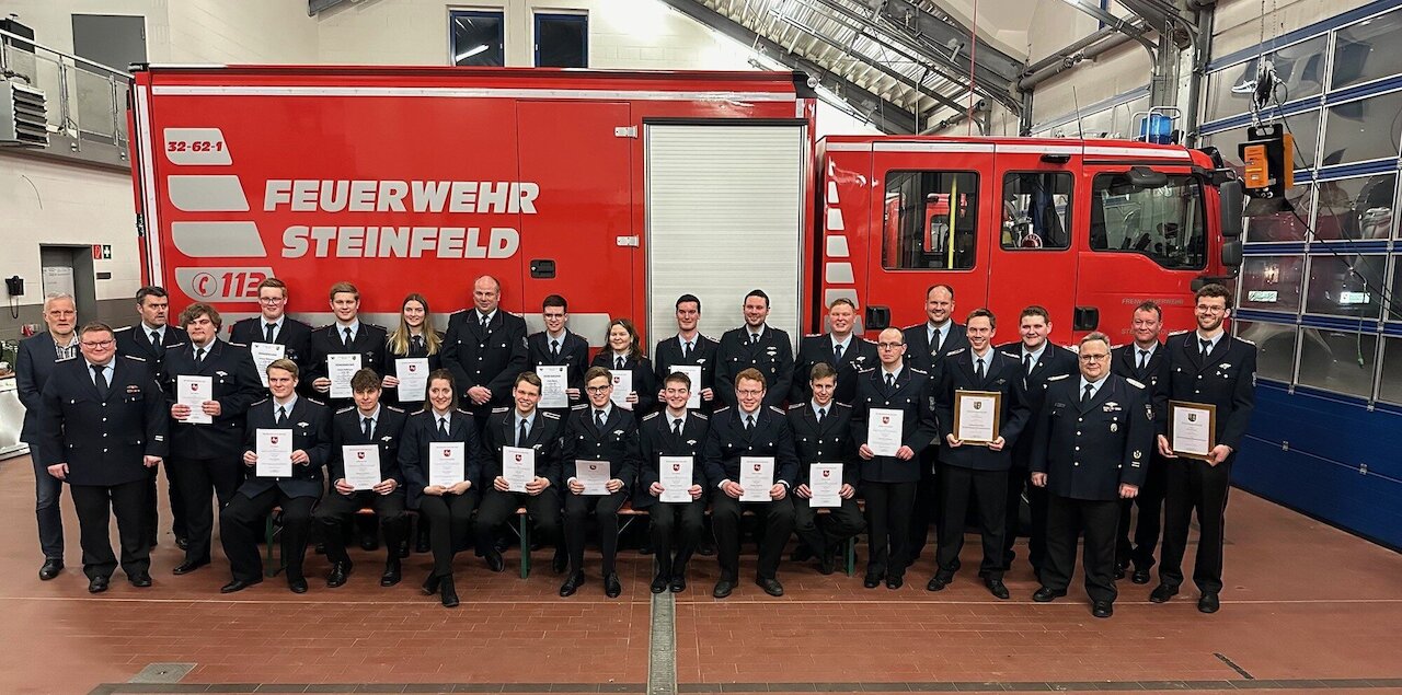 Mitgliederversammlung der Feuerwehr Steinfeld (Oldb.) Image 1