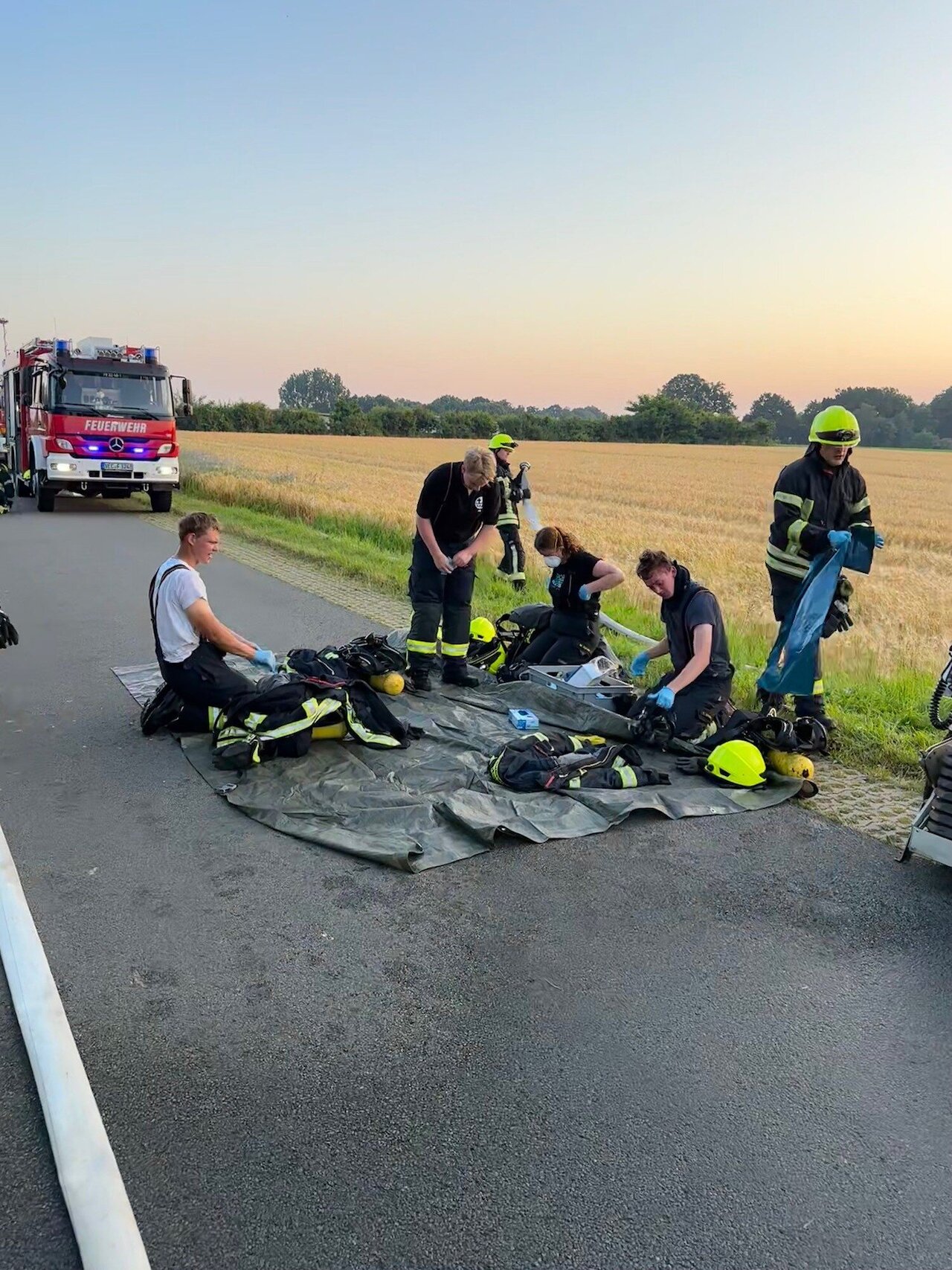 Rauchentwicklung in leerstehendem Haus erfolgreich bekämpft Image 8