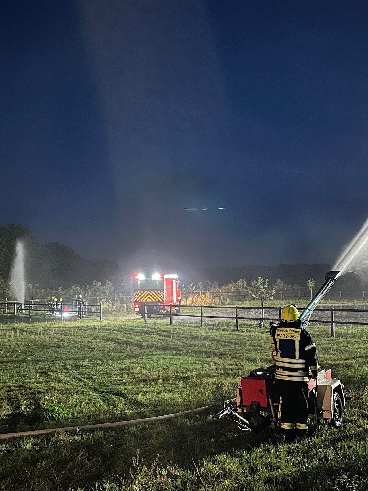 Mit Pferden auf Tuchfühlung - Großübung der Feuerwehr Steinfeld (Oldenburg) beim Reit- und Fahrverein Steinfeld-Mühlen e.V. Image 13