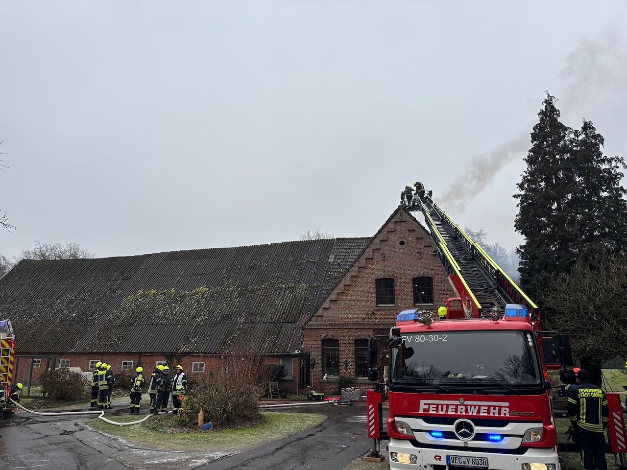 Schornsteinbrand an der Diepholzer Straße