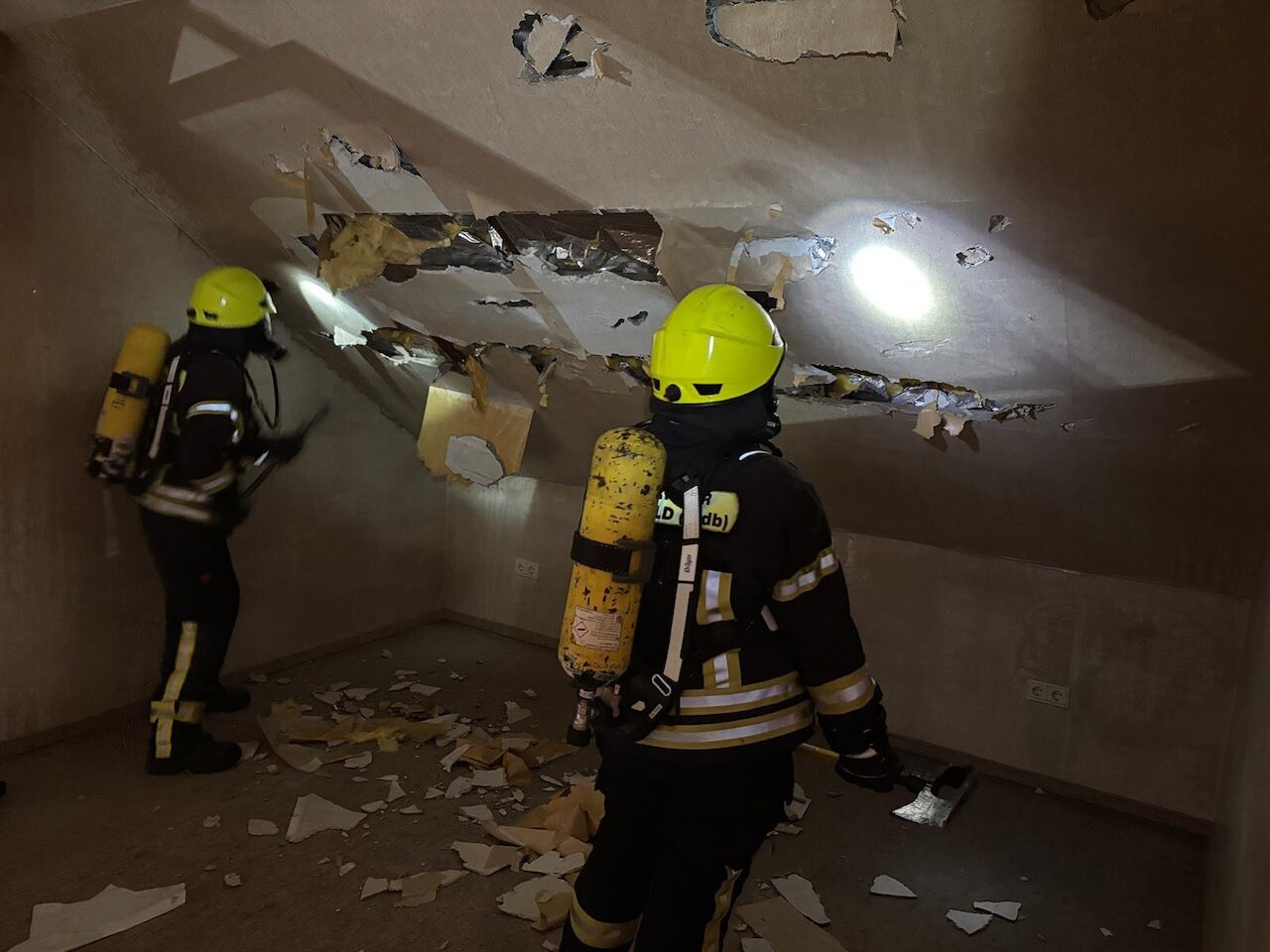 Realitätsnahe Zugübung der Feuerwehr Steinfeld Image 3