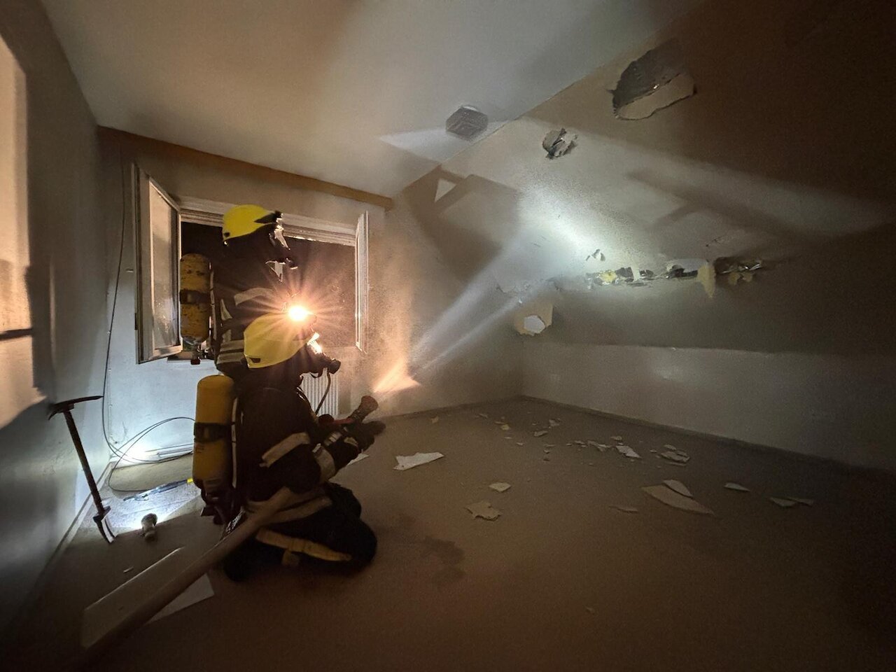 Realitätsnahe Zugübung der Feuerwehr Steinfeld Image 4