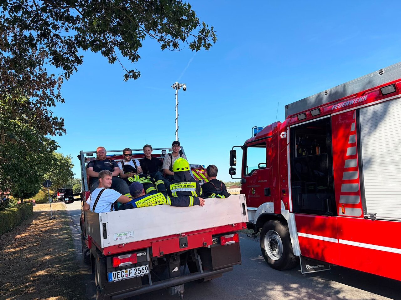 Einsatzreiches Wochenende fordert Feuerwehr Steinfeld und Drohnengruppe Image 3