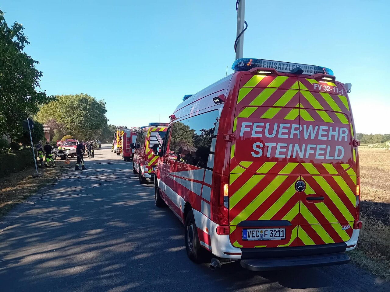Einsatzreiches Wochenende fordert Feuerwehr Steinfeld und Drohnengruppe Image 5